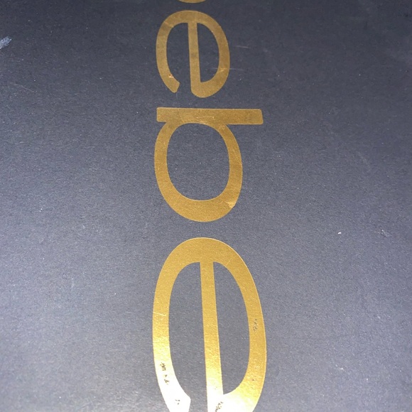 Bebe sneakers with lift and Bebe print/Gold - Picture 3 of 3